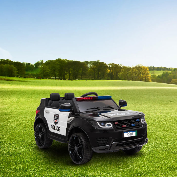 Electric Ride On Childs Police Car With LED Siren Lights