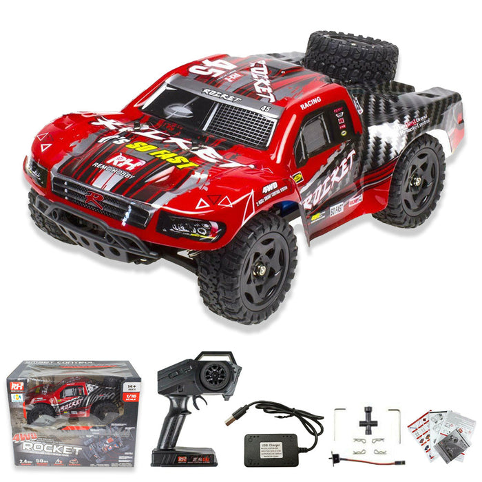 1/16 Off-Road Turbocharged 25MPH Monster RC Cars For Kids, Adults