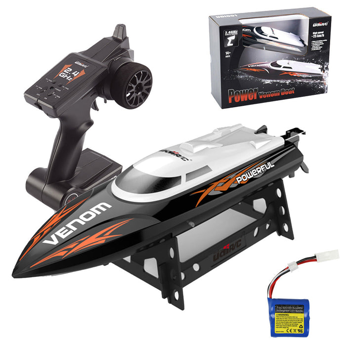 Aquatic 2.4GHz Remote Controlled Electric RC Racing Boat For Kids, Adults