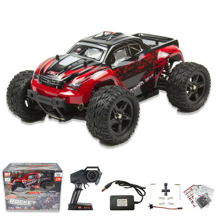 Off Road 30MPH Remote Control RC Monster Buggy Truck For Kids Adults HomeTechniq