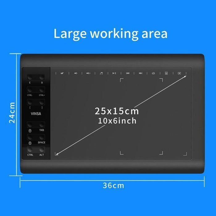 Large Digital Drawing Professional Artist Tablet Sketch Pad With Pen