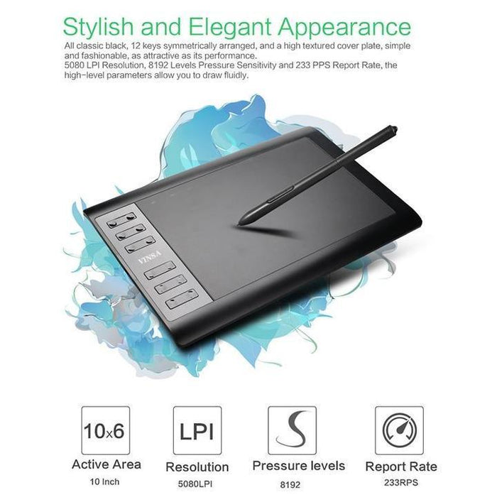 Large Digital Drawing Professional Artist Tablet Sketch Pad With Pen