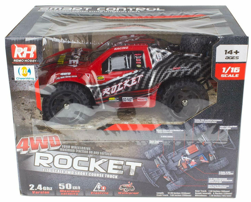 1/16 Off-Road Turbocharged 25MPH Monster RC Cars For Kids, Adults