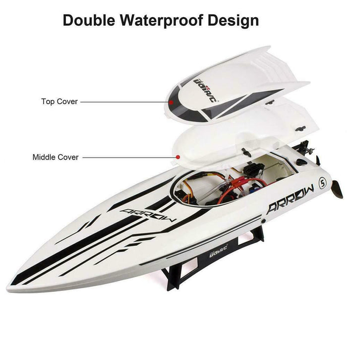 High-Speed Brushless 30MPH Remote Control RC Jet Boat For kids, Adults