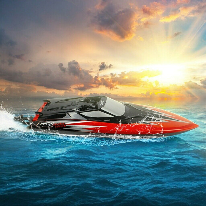 ThrillWave Remote-Control LED RC Racing Boat for Pool and Lakes