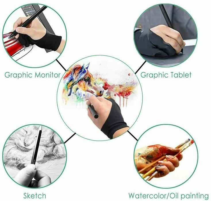 Professional Anti-fouling Drawing Glove for Drawing Tablet