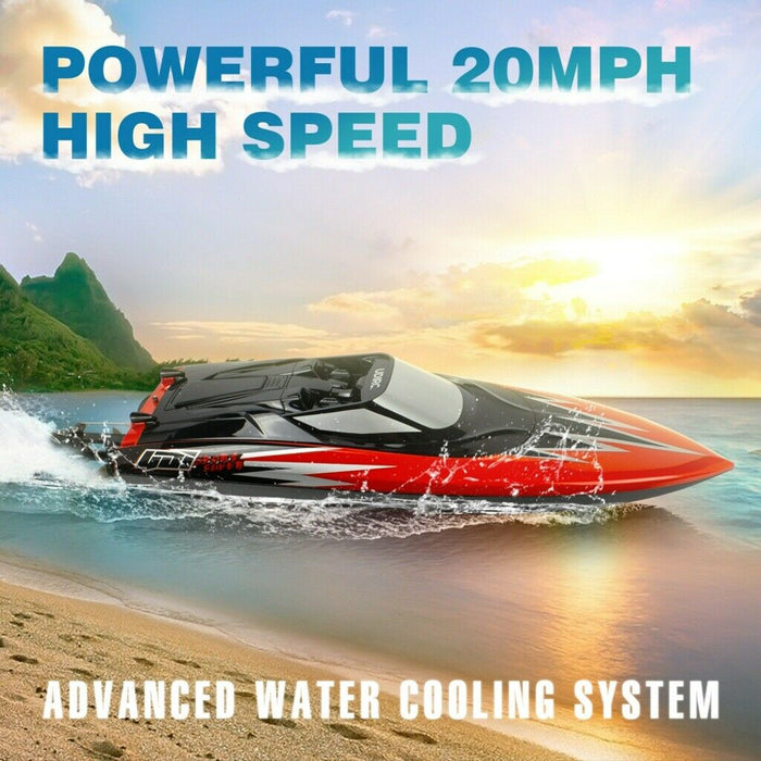 ThrillWave Remote-Control LED RC Racing Boat for Pool and Lakes