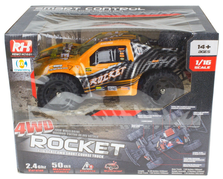 1/16 Off-Road Turbocharged 25MPH Monster RC Cars For Kids, Adults