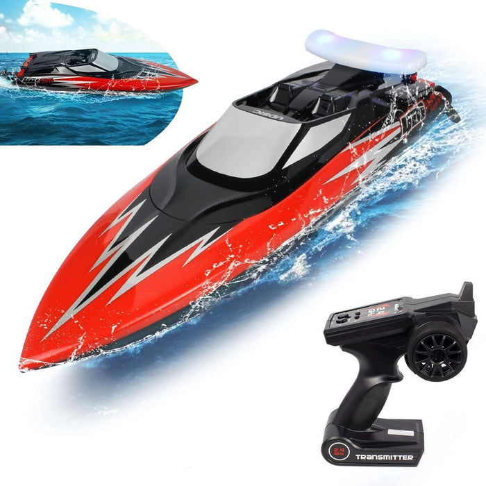 ThrillWave Remote-Control LED RC Racing Boat for Pool and Lakes