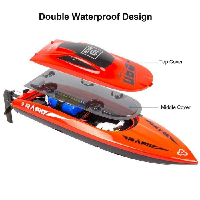 High-Speed Eletric Remote Control RC Racing Boat For Kids, Adults