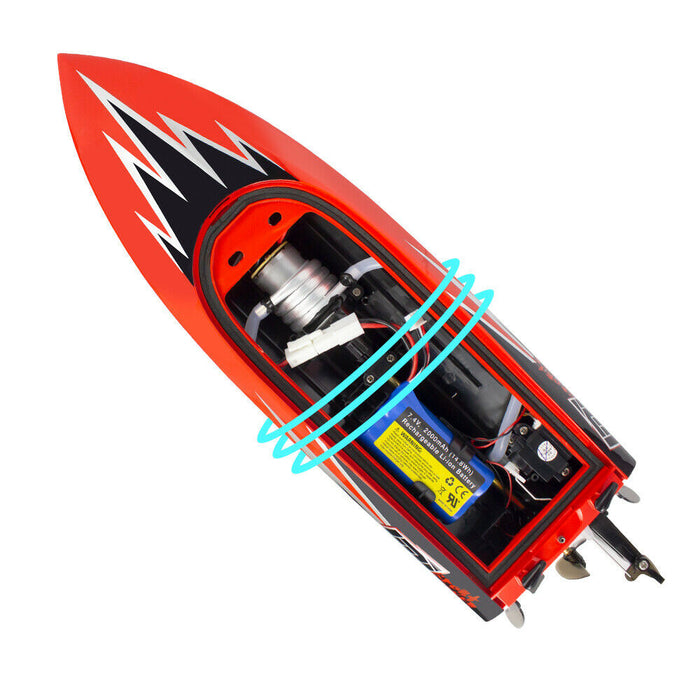 ThrillWave Remote-Control LED RC Racing Boat for Pool and Lakes