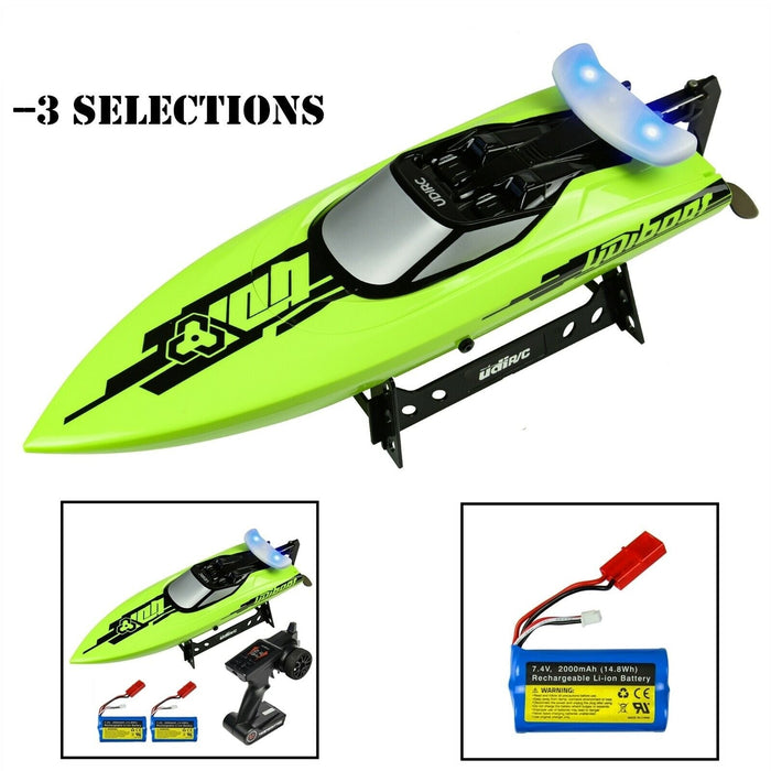 Brushless 25MPH High-Speed RC Racing Boat With LED Light