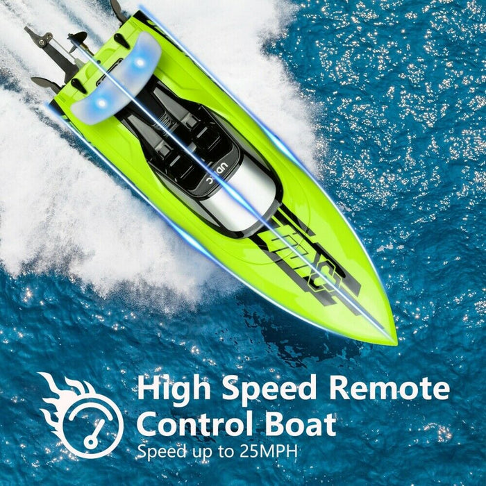 Brushless 25MPH High-Speed RC Racing Boat With LED Light