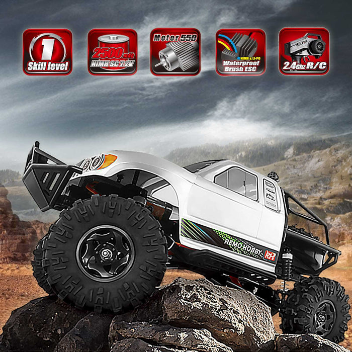 Large 1:10 Remote Control Off-Road Rock Crawler Monster Truck