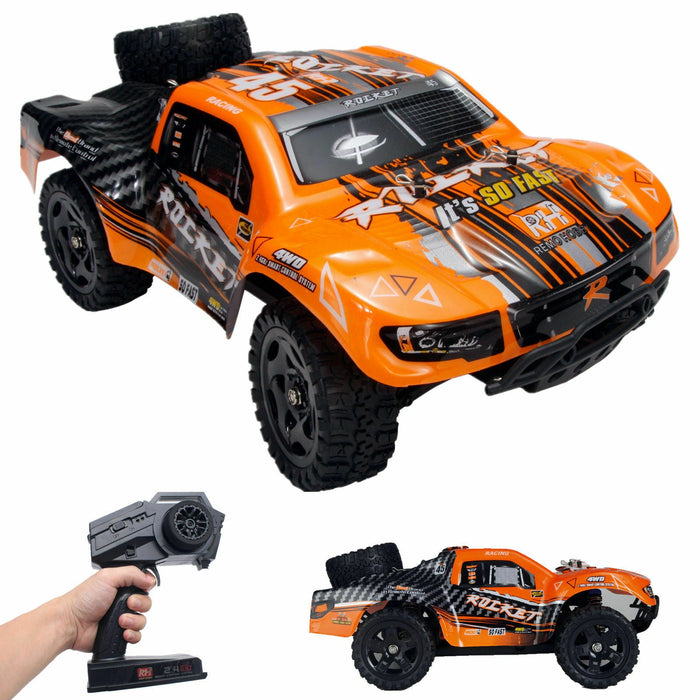 1/16 Off-Road Turbocharged 25MPH Monster RC Cars For Kids, Adults