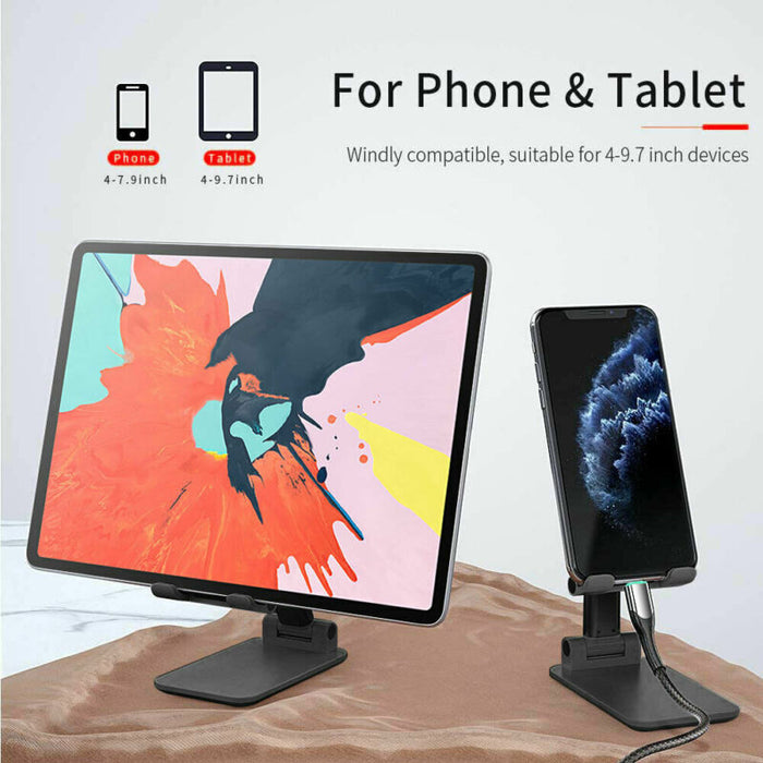 Premium Adjustable Phone Tablet Desk Stand Holder