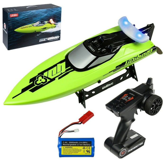 Brushless 25MPH High-Speed RC Racing Boat With LED Light